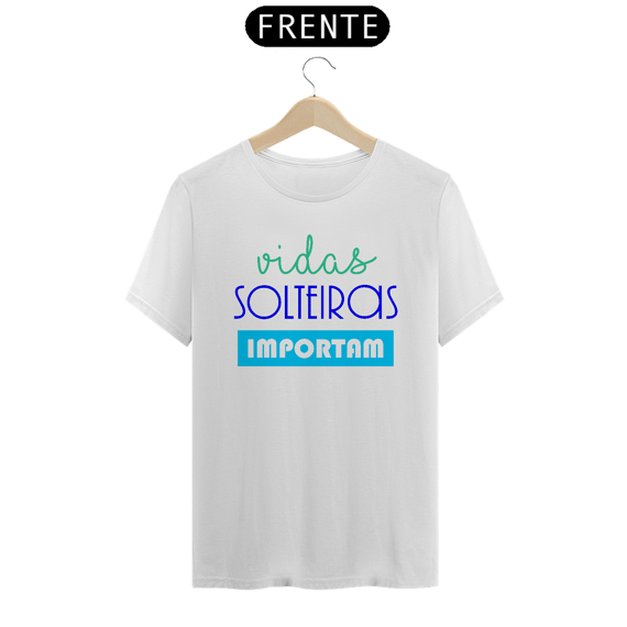 TSHIRT PRIME - VIDAS SOLTEIRAS 01 AZUL MASCULINO