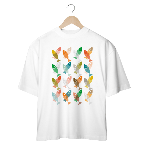 OVERSIZE - PEIXES COLORIDOS 