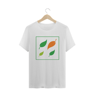 Nome do produto CAMISETA FOLHAS COM MOLDURA