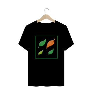 Nome do produto CAMISETA FOLHAS COM MOLDURA