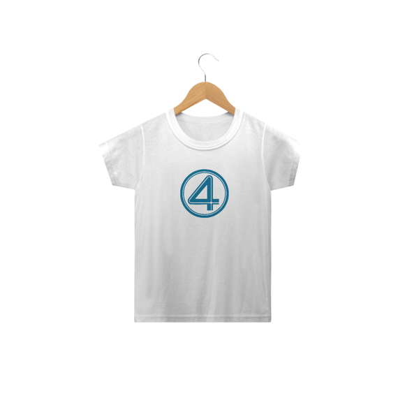 Camiseta Infantil Quarteto Fantástico 01