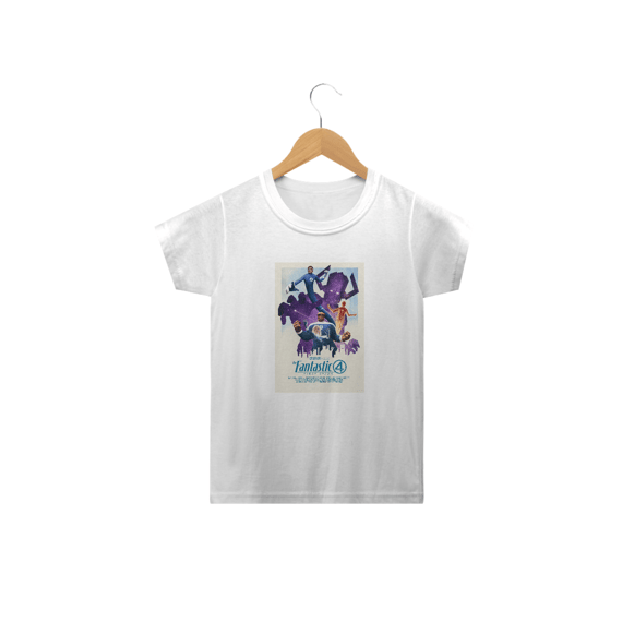 Camiseta Infantil Quarteto Fantástico 02