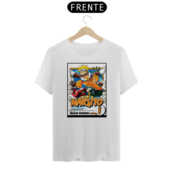 Camiseta Naruto Mangá Vol1