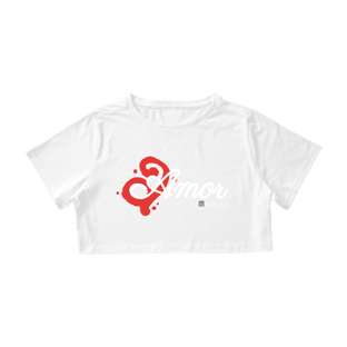 Nome do produto0305231417 CCONTEST TM | CAMISETA TSHIRT CROPPED FEMININA [ AMOR ]