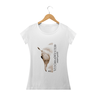Nome do produto0506231344 VITÓRIA WESTER ® | CAMISETA TSHIRT COUNTRY RODEIO FEMININA [ BABY LONG CLASSIC ]