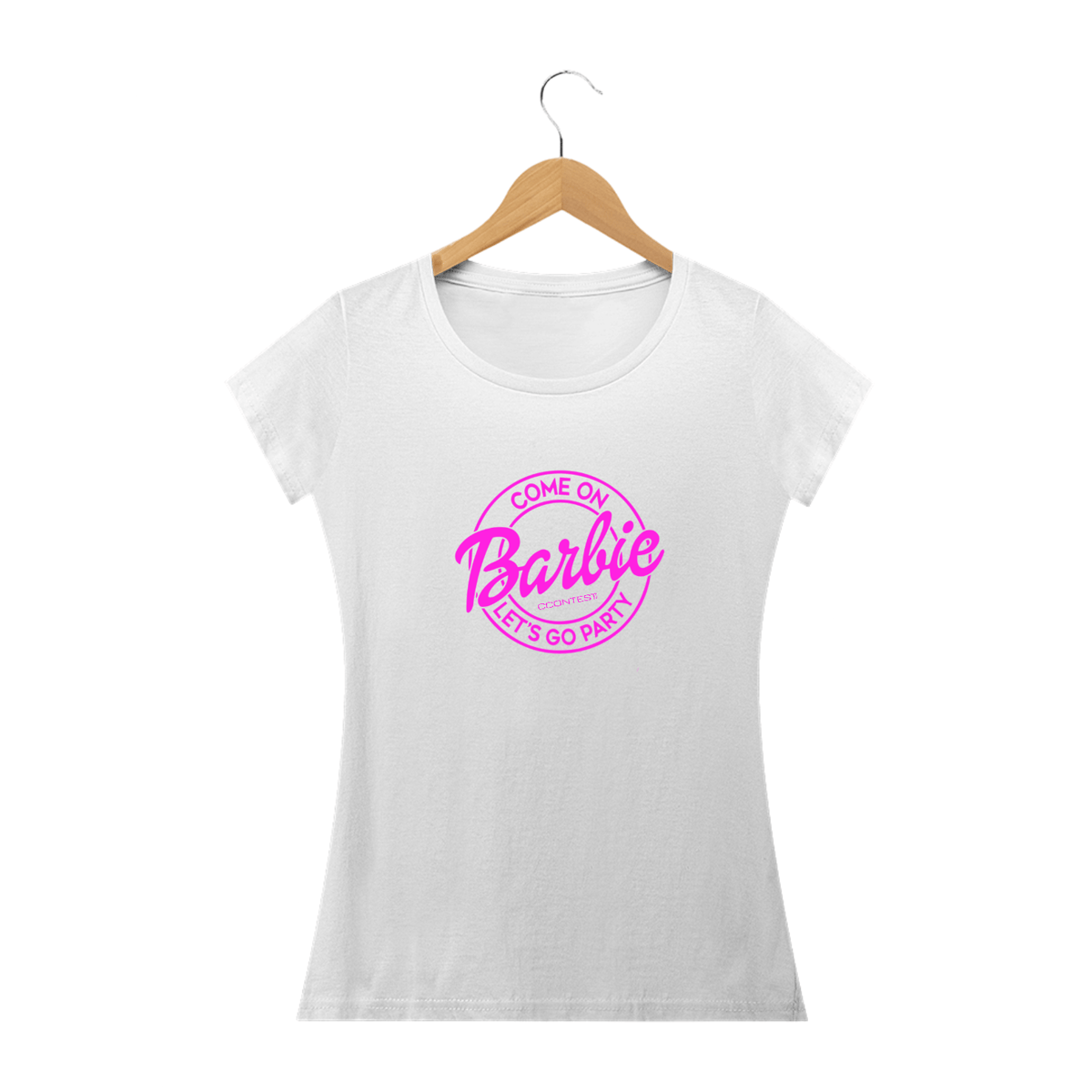 Nome do produto: 3107232255 CCONTEST ® | CAMISETA FEMININA BABY LOOK [ BABYLONG QUALITY ] BARBIE