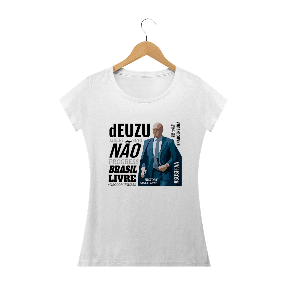 Nome do produto: IT-1011222008 | CAMISETA TSHIRT ANTI COMUNISMO FORA DEUZU