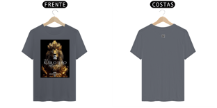 Nome do produto2006231220 ARM ® | CAMISETA TSHIRT UNISSEX GOSPEL CRISTÃ EVANGÉLICA [ CLASSIC ] Que Ruja o Leão