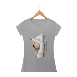 Nome do produto0506231344 VITÓRIA WESTER ® | CAMISETA TSHIRT COUNTRY RODEIO FEMININA [ BABY LONG CLASSIC ]