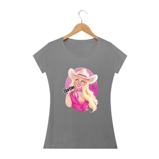 Nome do produto3107232249 VITÓRIA WESTER ® | CAMISETA COUNTRY FEMININA BABY LOOK [ BABYLONG QUALITY ] BARBIE COWGIRL