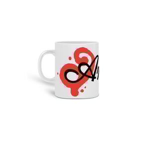 0205231818 CCONTEST TM | CANECA CERÂMICA [ PALAVRA: AMOR ]