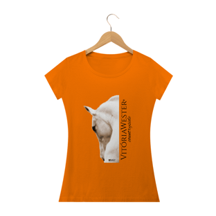 Nome do produto0506231344 VITÓRIA WESTER ® | CAMISETA TSHIRT COUNTRY RODEIO FEMININA [ BABY LONG CLASSIC ]