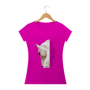 Nome do produto0506231344 VITÓRIA WESTER ® | CAMISETA TSHIRT COUNTRY RODEIO FEMININA [ BABY LONG CLASSIC ]