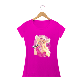 3107232249 VITÓRIA WESTER ® | CAMISETA COUNTRY FEMININA BABY LOOK [ BABYLONG QUALITY ] BARBIE COWGIRL