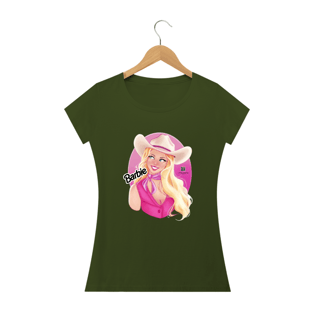 Nome do produto3107232249 VITÓRIA WESTER ® | CAMISETA COUNTRY FEMININA BABY LOOK [ BABYLONG QUALITY ] BARBIE COWGIRL