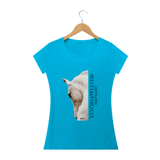 Nome do produto0506231344 VITÓRIA WESTER ® | CAMISETA TSHIRT COUNTRY RODEIO FEMININA [ BABY LONG CLASSIC ]