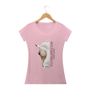 Nome do produto0506231344 VITÓRIA WESTER ® | CAMISETA TSHIRT COUNTRY RODEIO FEMININA [ BABY LONG CLASSIC ]