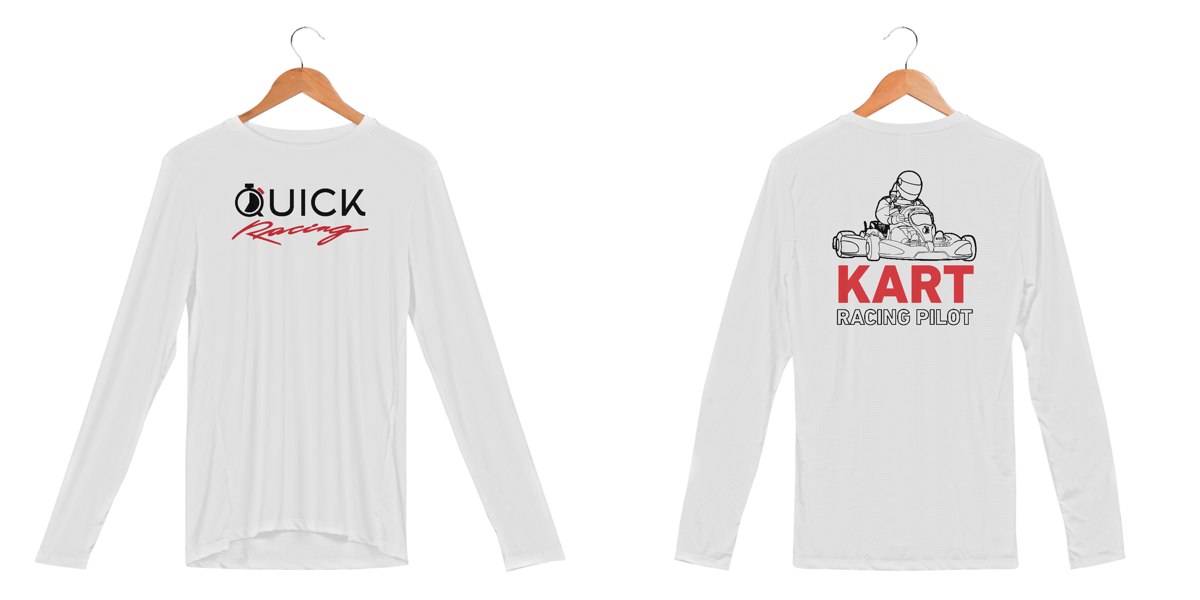 Nome do produto: Camisa Manga Longa Quik Racing Sport Dry UV | Racing Pilot