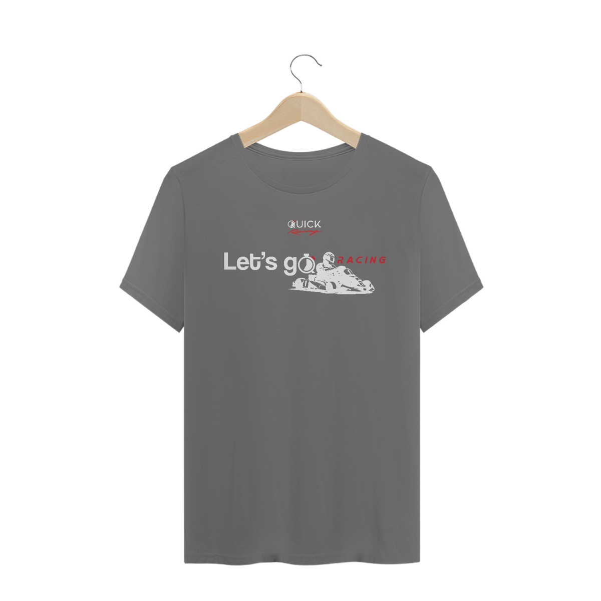Nome do produto: T-Shirt Estonada Quick Racing | Let\'s go Kart racing