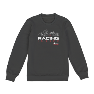 Nome do produto Moletom Fechado Quick Racing | Kart Racing is Life