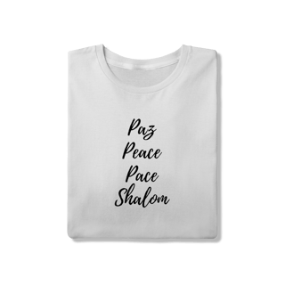 Nome do produtoFrase | Paz, Peace, Pace, Shalom