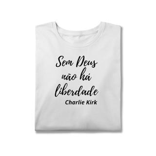 Nome do produtoPlus Size | Frase | Charlie Kirk