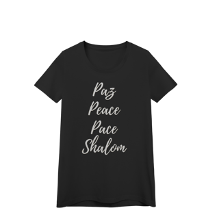 Nome do produtoFrase | Paz, Peace, Pace, Shalom