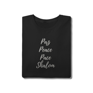 Nome do produtoFrase | Paz, Peace, Pace, Shalom