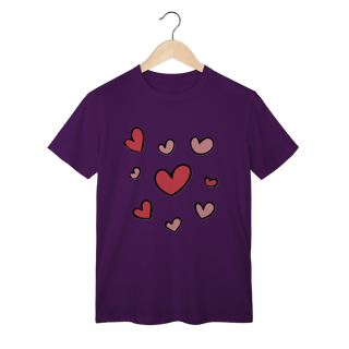 Nome do produtoT-Shirt Corações