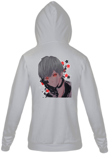 Nome do produtoAkasen_kun - Moletom com zíper - 9S (Nier Automata)