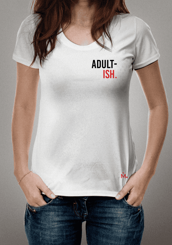 adultish. white