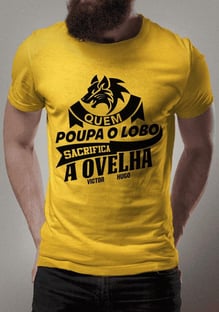 Nome do produtoQuem poupa o lobo Sacrifica a Ovelha Victor Hugo