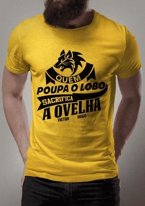 Nome do produto  Quem poupa o lobo Sacrifica a Ovelha Victor Hugo