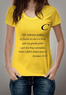 Nome do produtoJEREMIAS 32:17
