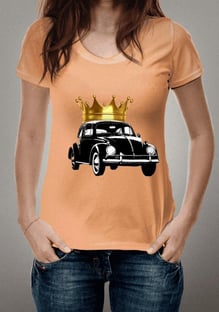 Nome do produtoFusca Rei Coroa Dourada Pequena