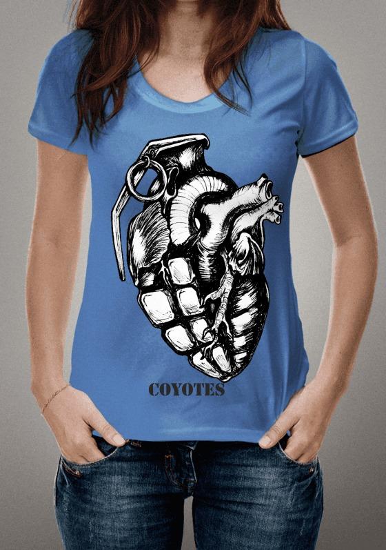 Nome do produto: coyotes  coração granada