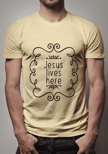 Nome do produtoJesus lives here