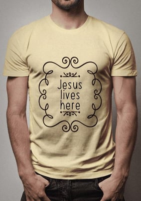 Nome do produto  Jesus lives here