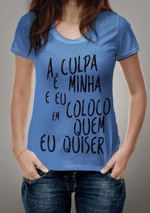 Nome do produtoA culpa é minha e eu coloco em quem eu quiser