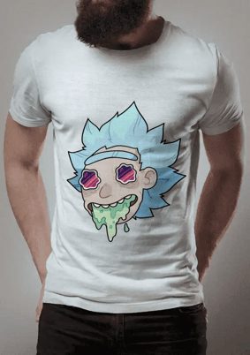 rick (rick and morty) psychedelic
