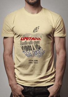Nome do produtoCamisa Steve Jobs Frases
