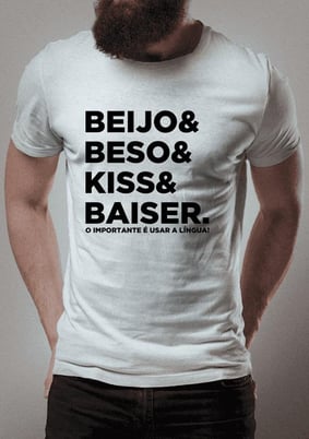 Beijo beso kiss baiser. O importante é usar a língua!
