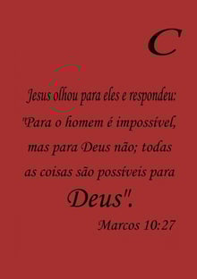 Nome do produtoMARCOS 10:27
