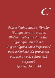 Nome do produtoGENESIS 18:13-14