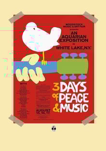 Nome do produtoWoodstock Poster