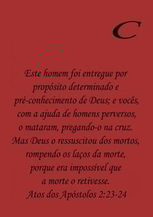 Nome do produtoATOS 2:23-24