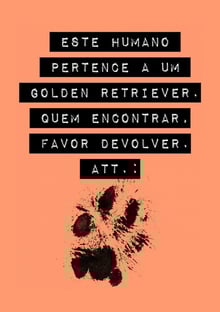 Nome do produtoETIQUETA GOLDEN RETRIEVER