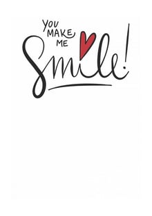 Nome do produtoYou make me smile 