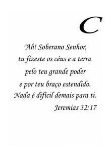 Nome do produtoJEREMIAS 32:17