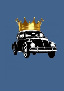 Nome do produtoFusca Rei Coroa Dourada Pequena